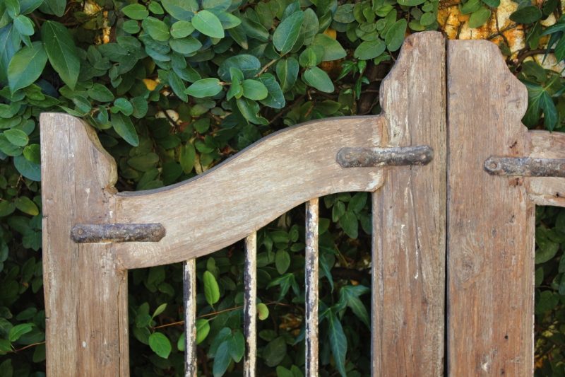 wooden gate