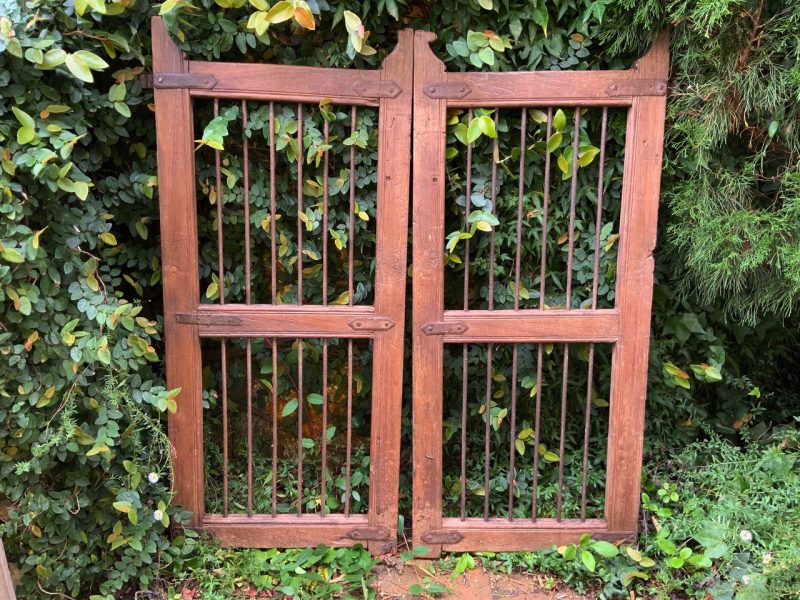Old timber and iron gate