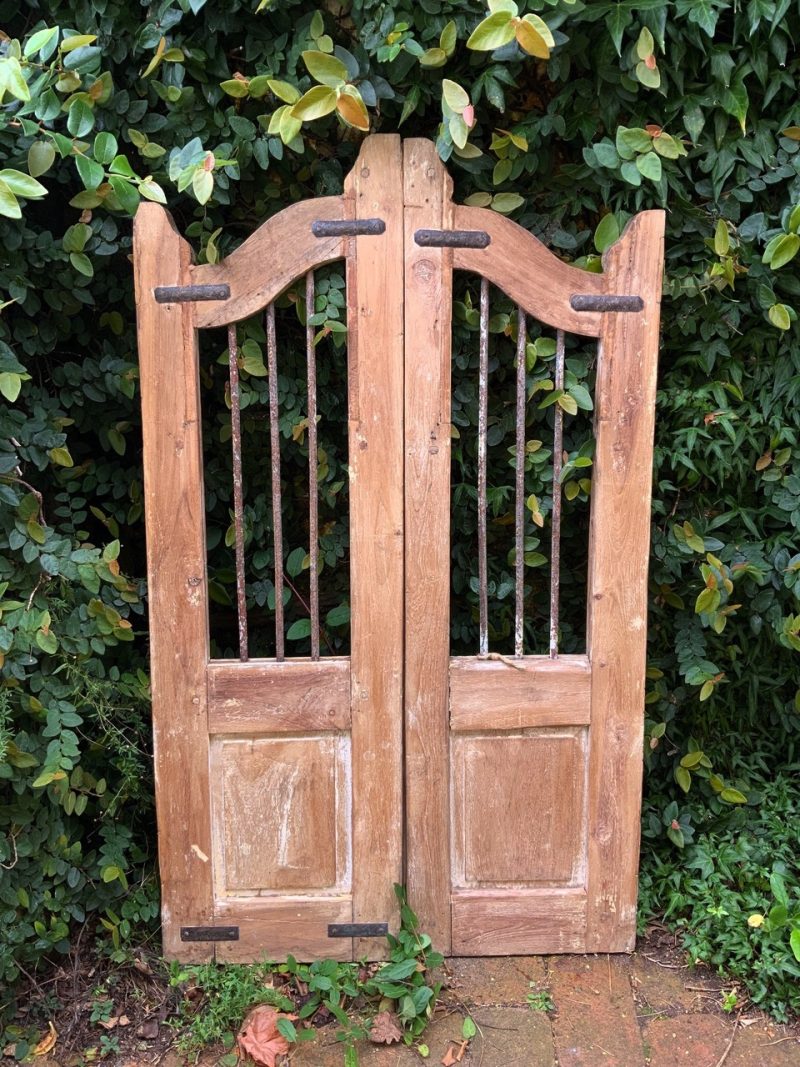 old timber and iron gate