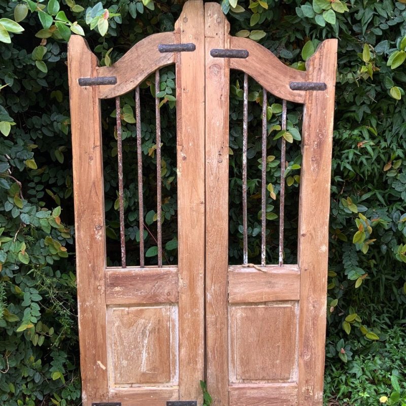 old timber and iron gate