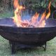Indian kadai as a fire pit