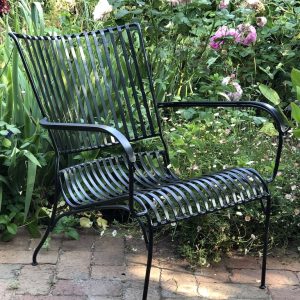 Garden chair on a patio