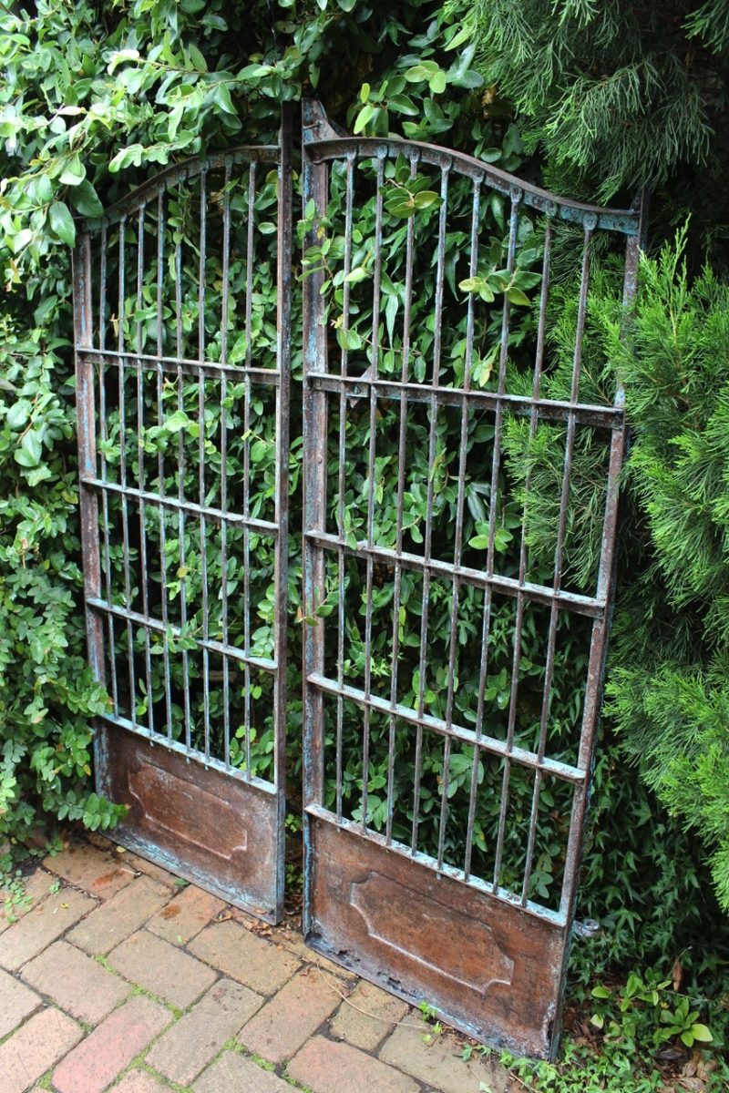 tall iron gate