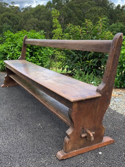 Wooden bench for child