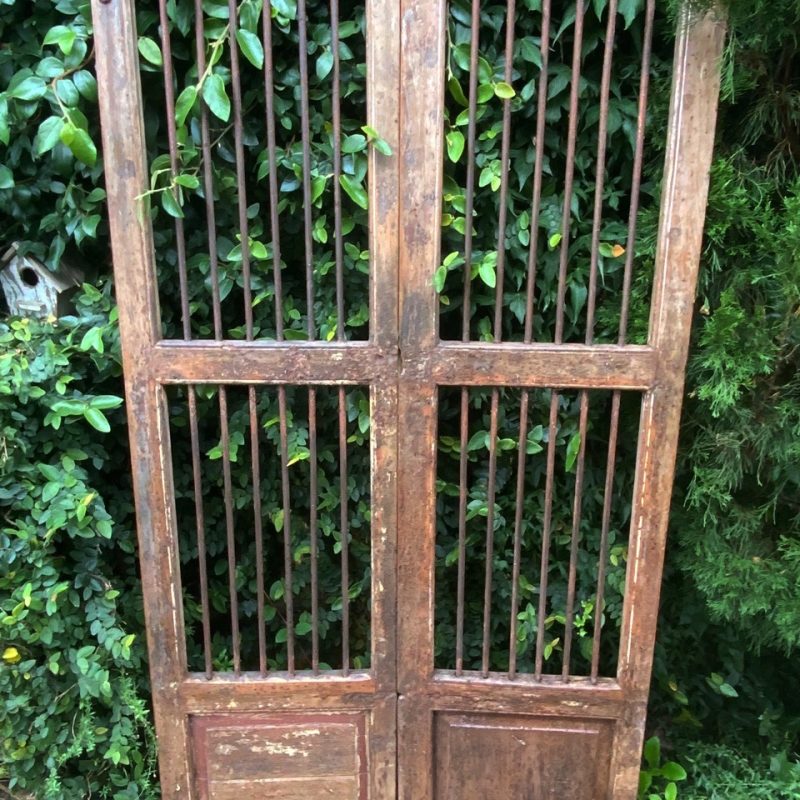 tall gate in a garden