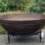 Indian fire pit in a garden