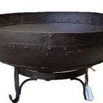 fire pit on a stand