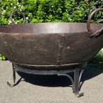 Fire pit with handles